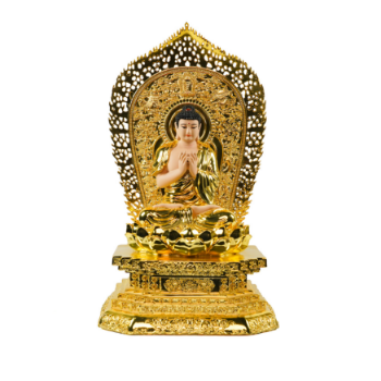 High Quality Resin Amitabha Statue Decoration Sculpture Statue Customized Size For Home Decoration Design Service 4