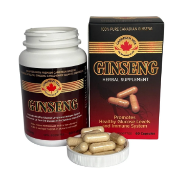 Canadian Vita Dried Ginseng 500mg 5-year-old Canadian ginseng capsules 3