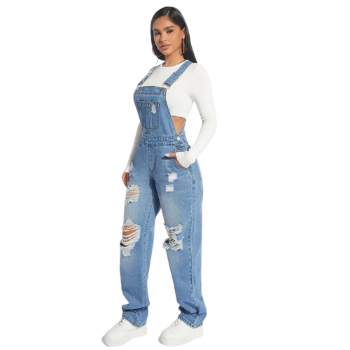 Top seller Women'S Jeans Cargo Pants Fast Delivery Women Regular Fit Type Button Fly Jeans fabric suppliers Vietnamese Supplier 1