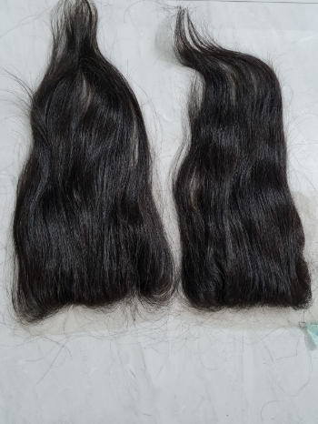 Closure HD lace Custom Service 100% Human Hair Virgin Raw Hair Extensions Machine Weft Machine Double Weft 3