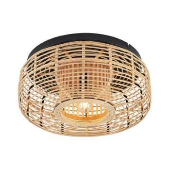Ceiling light rattan lampshade, Lamps made from handmade materials, home decoration accessories, wholesale.