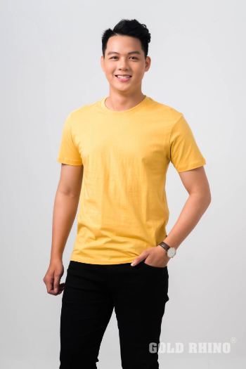 Competitive Price Man T-shirt 100% Cotton Casual Gold Rhino Men's Clothing T-shirts For Men T-shirt Manufacturer Vietnam 20