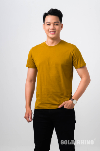 Competitive Price Man T-shirt 100% Cotton Casual Gold Rhino Men's Clothing T-shirts For Men T-shirt Manufacturer Vietnam 6