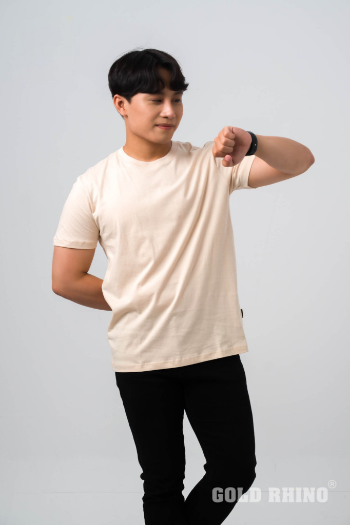 Competitive Price Man T-shirt 100% Cotton Casual Gold Rhino Men's Clothing T-shirts For Men T-shirt Manufacturer Vietnam 19