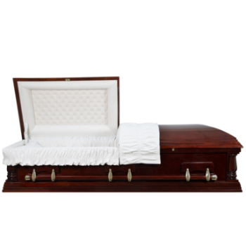 Competitive Price Wooden Casket Coffins And Caskets Solid Wood Caskets For Humans For Funeral Vietnam Manufacturer 3