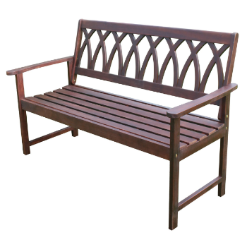 Cris Cross Backrest Garden Bench Wooden Patio Outdoor Wholesale Outdoor Luxury Furniture Garden Bench Wood Made In Vietnam 2