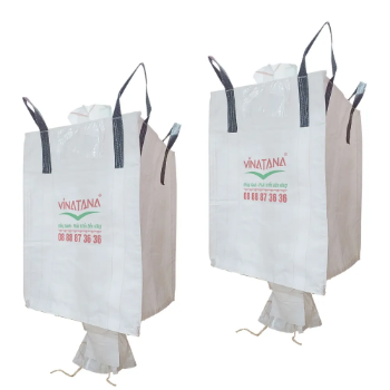 BOPP Bags With Handles Storage Jumbo Bag Vietnam Bags Wholesale Vietnam Wholesale Suppliers Jumbo 1000kg Big Bag 105x105x115cm for Bulk Product 