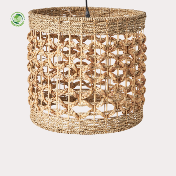 Cylindrical vase pendant light, Lamps made from handmade materials, home decoration accessories, wholesale.