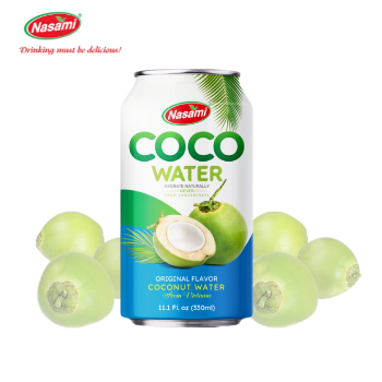 Organic Coconut Water Original Flavor Good Taste Nasami Brand OEM Coconut Water Manufacturers High Quality Made In Vietnam 6