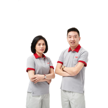 SIZE PLUS short sleeve plain work office golf polo shirt drop shoulder, printing logo supported 100% made in Vietnam