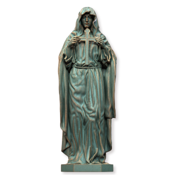 High Quality Virgin Mary Statues For Wholesale Statue Stone Decoration OEM ODM Packed In Wooden Case From Vietnam Factory 1