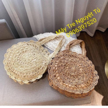 Travel Beach Woven Handbag Woven Shoulder Bag Beach Bag Crochet Knit Purse for Women Girl 2024  3