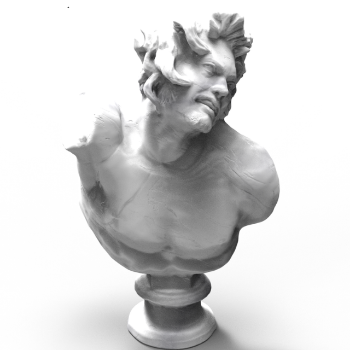 The Bust of a drunken Satyr Good Quality Statue Sculpture Outdoor Statue Stone Packed Styrofoam Box From Vietnam Factory 2