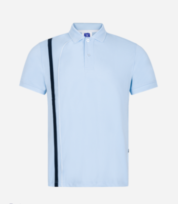 Polyester Spandex Regular-Fit Polo Shirt with Contrast Corded Piping Lines Down Front Men Polo Shirts New Arrival Shirts For Men 4