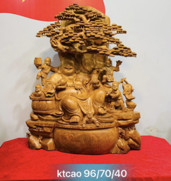 Nepal Handcrafted Wall Decor Wooden Carving Home Sculpture, Make in Viet Nam Wood Crafts Gift 5