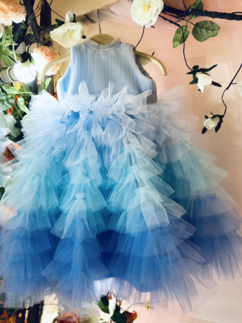 9 - Layer Luxury Princess Dresses Variety Beautiful Color High Quality using for Baby Girl Pack In Plastic Bag Made in Vietnam Manufacturer 1