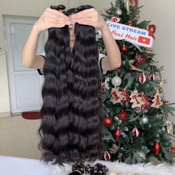 Genius Weft Natural Waves Hair Extensions Bulk Sale Virgin Hair Beauty And Personal Care From Vietnam Manufacturer 6