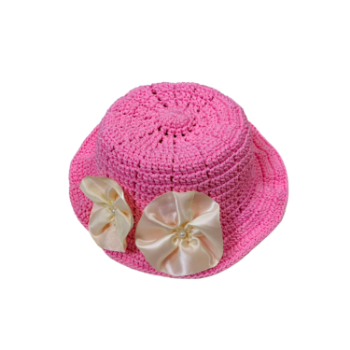 Cotton Bucket Hat Crochet Hat For Baby Girls Fast Delivery Top Favorite Product Soft Yarn Pretty Pattern Packing In Polybag 8