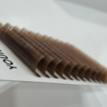 Fast Delivery BROWN Color Tray Eyelashes No Irritation Using For Beauty Service Customized Packaging Vietnam Manufacturer  6