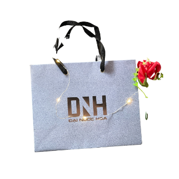 Recycled Materials Shopping Accessories Logo Laminated Bag Paper Bag Kraft Customized Size Cheap price From Vietnam Manufacturer 2