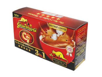 Private label "Golden Weasel" - Instant coffee with non-dairy creamer 3 in 1 Golden Weasel Coffee C7 - Huca Food Brand 2