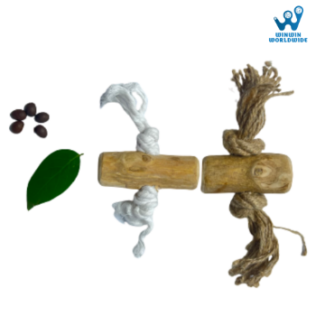 Java Wood Chew With Rope 100% Natural 4W Dog Toy Pet Relax And Sharpen Their Teeth High Quality Durable Customer'S Requirement 1