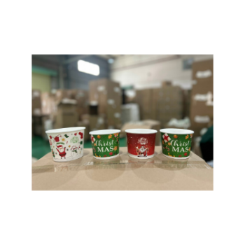 Bowl Paper With Printed Patterns Good Choice  Recyclable Take Away  Customized Packing Size & Logo Carton Box Manufacturer 5