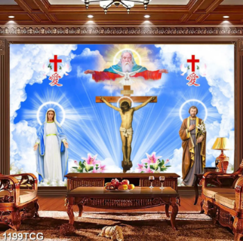 Jesus Painting Religious Canvas Posters Wall Art Buddha Picture 6