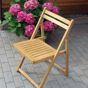 Fast Delivery Folding Chair Natural Wood Customized Size Acmex Packed In Wooden Frame Vietnam Factory 4