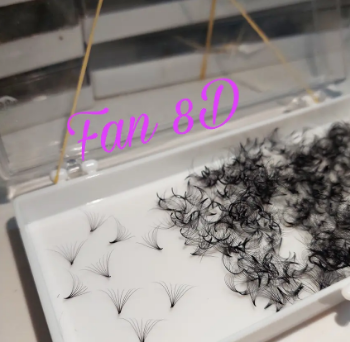 TD Lashes - Loose Promade 16D Synthetic Hair Hand Made With Custom Logo Packaging Box Custom OEM Hair Makeup Box Long LOGO lash 6