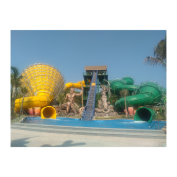 Commercial Cyclones Water Slide Competitive Price Anti Ultraviolet Using For Water Park ISO Packing In Carton Made In Vietnam 1