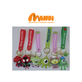 PVC Keychains Cartoon Wall Kids Good Price Custom Packing Made In Vietnam Factory Wholesale Bulk 1