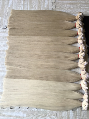 Hand Tied Wefts Hair Extensions Factory Price 100% Human Hair Virgin Remy Hair Genius Weft Machine Double Weft 5