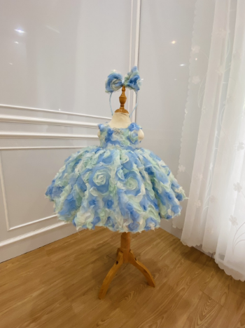 Fast Delivery Daily Girls Dresses Girls Party Dresses Wholesale Luxury Using For Baby Girl Pack In Plastic Bag Vietnam Manufacturer