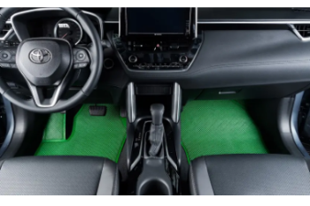 Car Mat Luxury High Grade PVC Lux Series Nylon-Bound Edge For 3 Row Vehicles Durable Flexible Waterproof Odorless 4