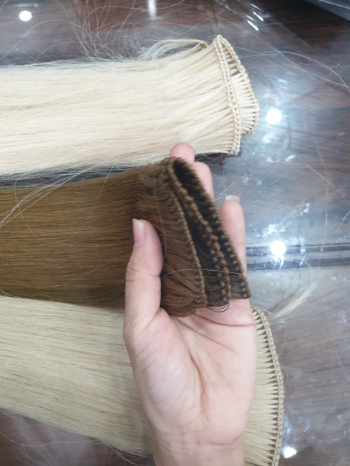 Remy Hair Color Custom Service 100% Human Vietnamese Virgin Raw Machine Double Weft Hair In Vietnam 5