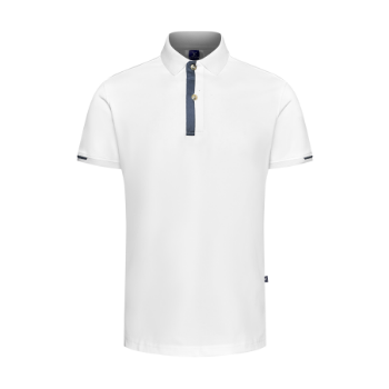 Polyester Spandex Regular-Fit Polo Shirt with Contrast Fabric on the Placket & Cuffs Men Polo Shirts New Arrival Shirts For Men 9