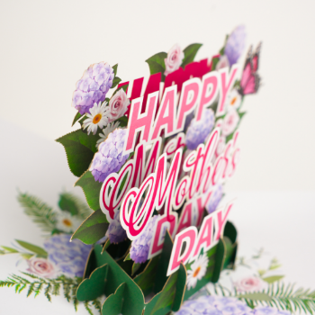 Father Day Card 3D Flower Pop Up Luxury Item Whole Unique New Style Best Choice Good Price Customized Vietnam 3