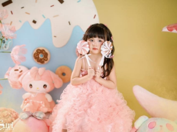 Daily Dresses Cotton Candy Princess Dress Satin Crepe Fabric Girl's Clothing Girls Dresses High Quality Factory Price OEM ODM Service Made In Vietnam 5