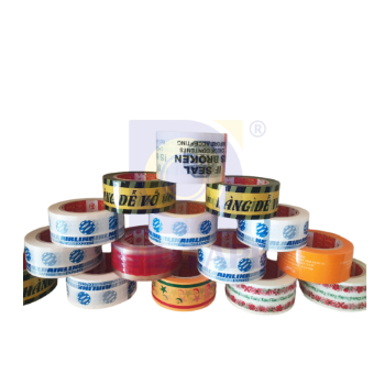 Wholesale price clear printed packing tape Printed Packing Tape Adhesive Tape Use For Packing Cartons Made In Vietnam 5