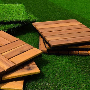 Reasonable Price Customization Hardwood Deck Tiles 6 Slats Solid Wood Decking And Flooring Packed In Carton Box Vietnam Manufacturer 5