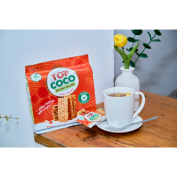 Hot Item TOPCOCO Coconut Cracker with Peanuts 150g 3