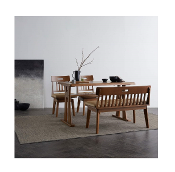 Wood Dining Table And Chairs Vietnamese Manufacturer Dining Table And Chair Set Wooden Indoor Furniture 5