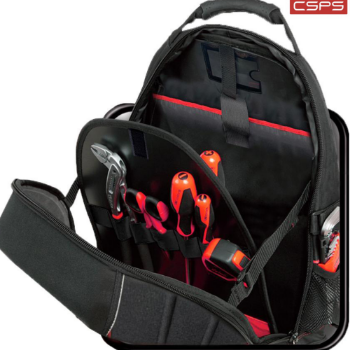 Wholesale Tool Backpack CSPS 37cm Press Brake Black Material Durable Polyester Carrying Protector 37 x 22 x 47 cm 4