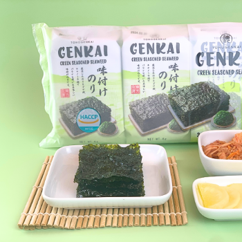 Roasted Seaweed Snack Green 12G Good Price Delicious Ready To Eat Dried Packed In Bag From Vietnam Manufacturer 6