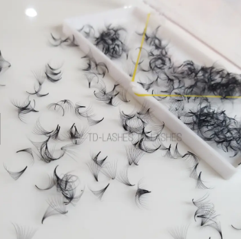 TD Lashes - Loose Promade 14D Synthetic Hair Hand Made With Custom Logo Fast Delivery Packaging Boxes 4