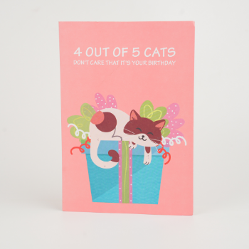 Greeting Cards 3D Pop Up Cat 3D Card Colorful Luxury Good Price Offset Printing Customized Made In Vietnam 2