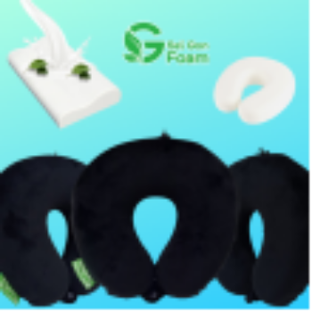 Slim Rubber Necklace Pillow Saigon Foam Made In Vietnam 4