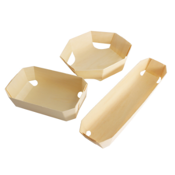 Disposable Baking Pan Wood Bio-Degradable Microwavable Eco-Friendly For Food Packaging Takpak Brand Customized Service 4