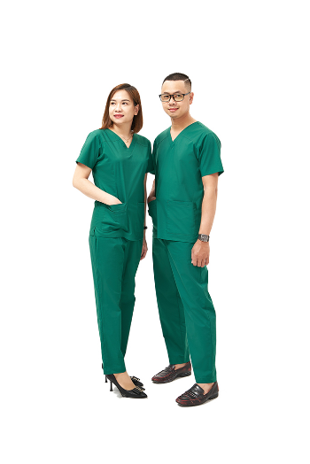 Hospital Uniforms Medical Scrubs Good price Set Stylish WRAP Stored in a Polybag Vietnam Manufacturer 5